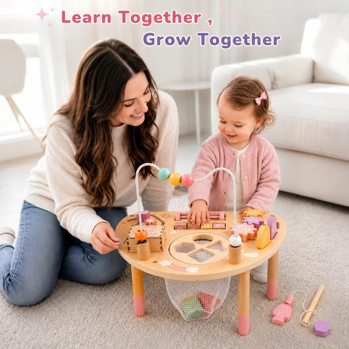 Vanplay Montessori Toys for 1 2 Year Old Girl Gift - 1st Christmas Birthday