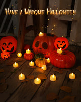 Raycare 100Pack Battery Operated Tea Lights Candles, Long Lasting Fake Candles, Flameless LED Tea Lights, Electric Candle for Wedding, Centerpieces, Home Decor, Halloween, Christmas