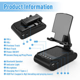 Gifts for Men, White Elephant Gifts for Adults, Cell Phone Stand with Wireless Bluetooth Speaker, Birthday Gift for Dad Boyfriend Husband Him Men Gifts for Christmas, Stocking Stuffers for Adults