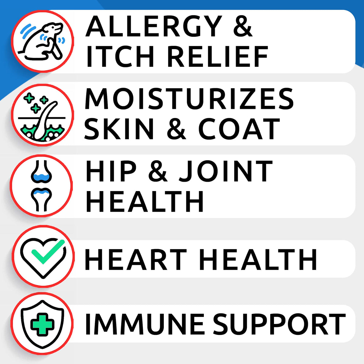 BARK&SPARK Omega 3 for Dogs, Fish Oil Skin & Coat, Itch&Allergy Support