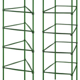 Coloch 100 Pcs Plant Stake Arms for Tomato Cage, 11.8” Expandable Plant Supports Trellis Connector with 2 Buckles for 11mm Diameter Plant Stake, for Climbing Plants, Tomato, Vegetable, Indoor&Outdoor