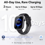 Smart Watch for Women Men, Answer/Make Call, 1.83"HD Touchscreen, 2 Bands