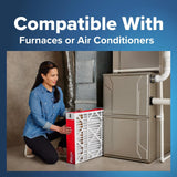 Filtrete 20x25x4 Air Filter MERV 11, MPR 1000 Micro Allergen Defense 2-Pack, Fits Honeywell & AprilAire, AC Furnace HVAC Filters for Home, Pleated Electrostatic (Actual Size 19.88 x 24.63 x 4.31 in)