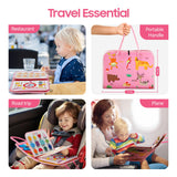 HumorPlay Busy Board Montessori Toys for Toddler Girl Gifts, Sensory Educational Busy Book for Toddlers, Christmas Birthday Gift for Toddler Girl Toys