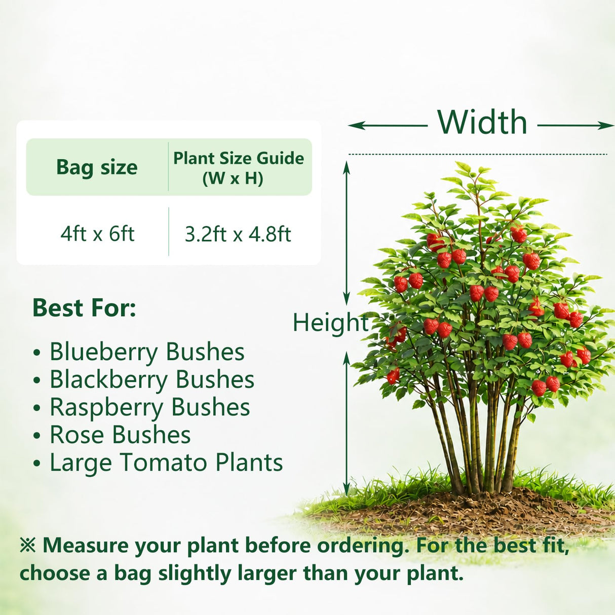 Jevrench 2 Pack 4 x 6ft Garden Netting for Plants, Fruit Tree Netting with Zipper & Drawstring, Bird Netting for Garden Protection, Blueberry Bushes, Tomato Plants & Fruit Trees
