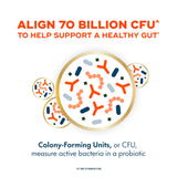 Align Probiotic, 70 Billion CFU, 6 Strain Blend, Probiotics for Women and Men, Daily Probiotics for Digestive Health, Helps Relieve Occasional Bloating & Gas 30 Capsules