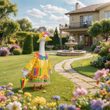 TAZKZZY Raincoat Porch Goose Outfits, Spring Goose Clothes for Garden Decor
