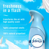 Febreze Air Mist Air Freshener Spray, Odor-Fighting Room Spray, Air Fresheners for Home and Bathroom and Kitchen, Aerosol Can, Linen & Sky Scent, 8.8oz, 6 Count