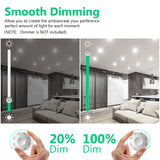 DAYBETTER BR30 LED Light Bulbs Indoor Flood Light, 5000K Daylight White LED Bulb 65W Equivalent, Dimmable, E26 Base, 800LM, Recessed Can Bulb for Living Room Bedroom Dining Room Bathroom, 12Pack