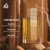Lattafa Angham - Citrus, Lavender, Musk, Amber, Vanilla - Eau de Parfum Long-Lasting Fragrance for Unisex, 3.40 Ounce / 100 ml