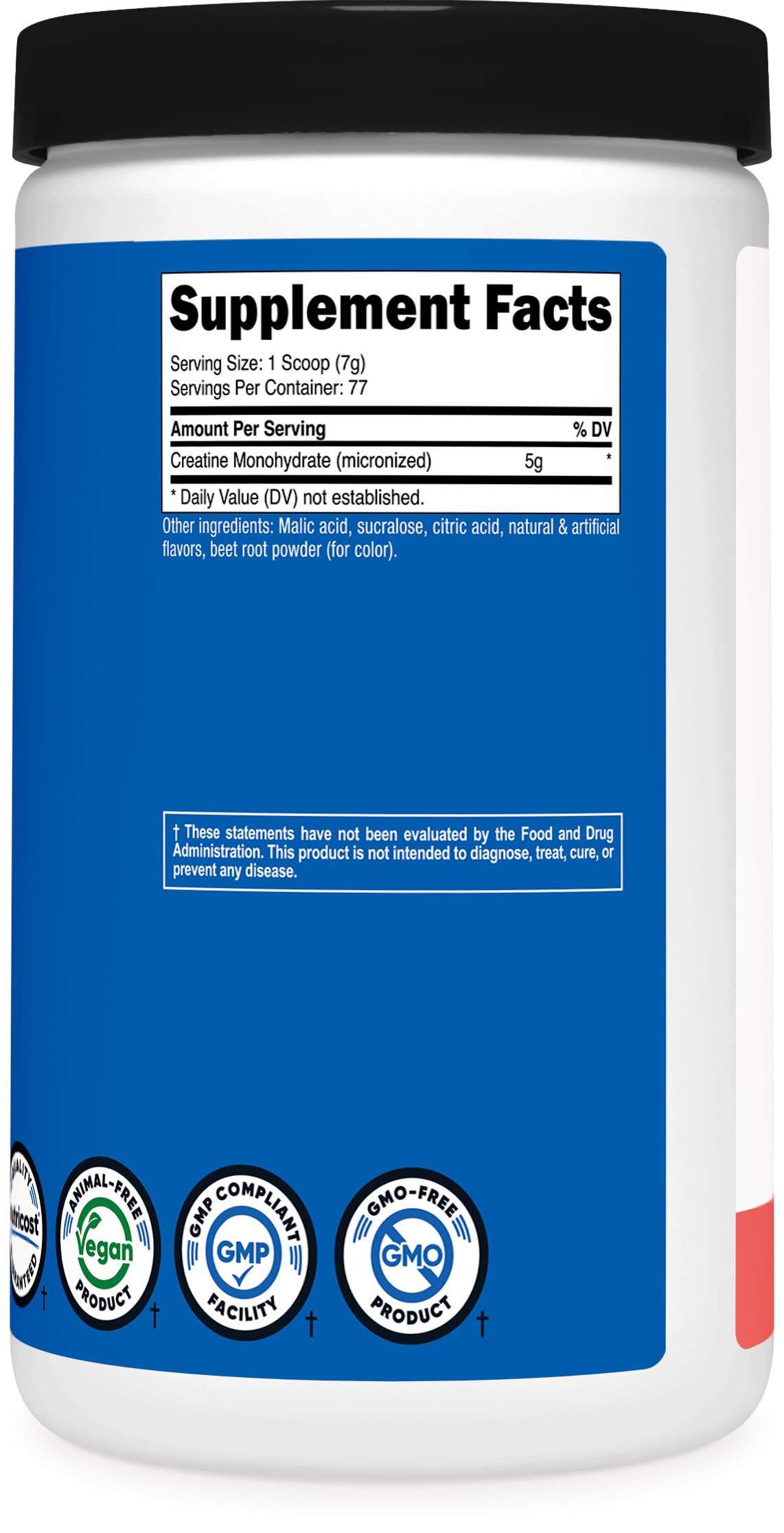 Nutricost Creatine Monohydrate Powder (Watermelon, 500 Gram) - Micronized Creatine Supplement - Vegan, Non-GMO, Gluten Free