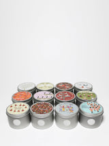 Sand + Fog - 12 Days of Christmas Candle Set - Winter Pine, Apple Cider, Cinnamon Noel, Balsam Cedar, Cinnamon Vanilla, Eucalyptus Fir, Frazier Fir, Golden Nutmeg, Holiday, Juniper Berry, Winter White