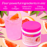 BelliWelli Fiber Supplement for Women & Men – Premium Daily Fiber Powder from Organic Acacia with Added Collagen, Electrolytes & Probiotics – No Bloat, Constipation & Gut Health Support (Tropical)