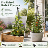 OTOSUNNY 67inch Garden Obelisk Trellis for Climbing Plants Outdoor, 2 Pack