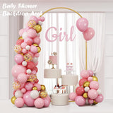 6.6FT Metal Arch Backdrop Stand Gold Wedding Balloon Frame Pergola Arbor