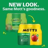 Mott's 100% Original Apple Juice, 8 Fl Oz Bottles, 24 Count (4 Packs Of 6), 2 Servings Of Fruit, 100% Fruit Juice, Gluten-free, Caffeine-free, Kosher, Contains No Artificial Colors Or Sweeteners