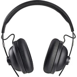 Panasonic RP-HTX90NE-K Wireless Overhead Bluetooth, Noise Cancelling Headphones with Microphone and Smart Voice Control, Retro Look and Comfortable Design Includes Detachable Cable - Black