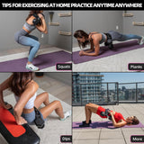 Exercise Hip Thrust Belt, Easy to Use, Slip-Resistant & Hip-Protective, With Dumbbells, Kettlebells, or Plates, for home, gym, workout