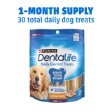 Dentalife Daily Oral Care Dog Treats for Large Dogs, Chicken, 30 ct.