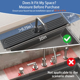Stone Faucet Mat for Kitchen Sink, Water Absorbing Sink Water Splash Guard, Fast-Drying Kitchen Sink Faucet Mat, Durable Protector and Stone Drying Mat for Kitchen Counter & Bathroom Sink
