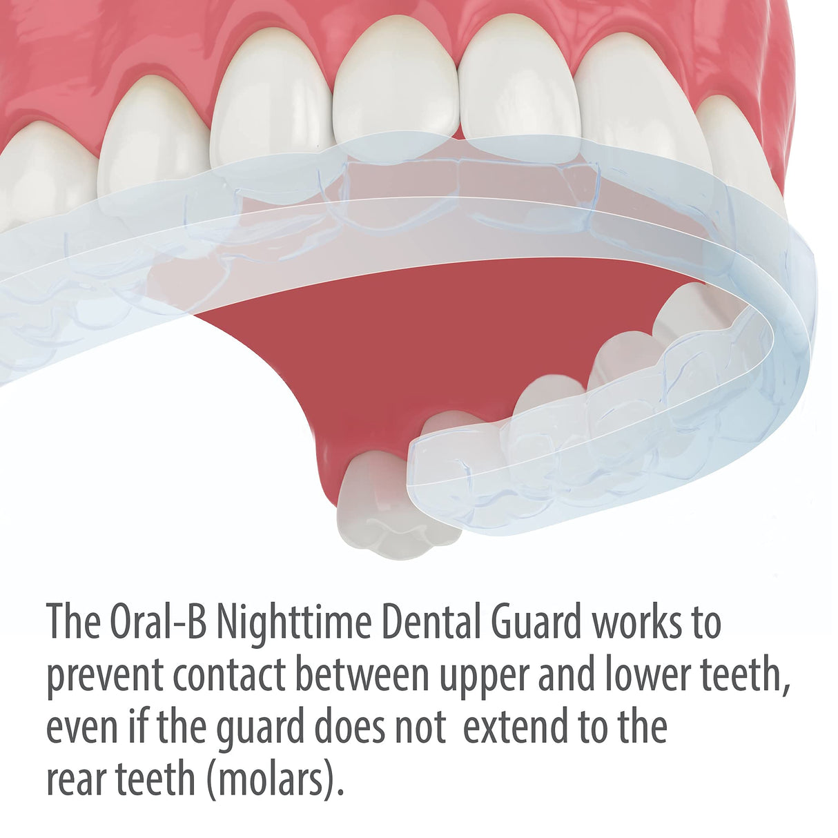 Oral-B Nighttime Dental Guard, Less Than 3-Minutes for Custom Teeth Grinding Protection with Scope Mint Flavor