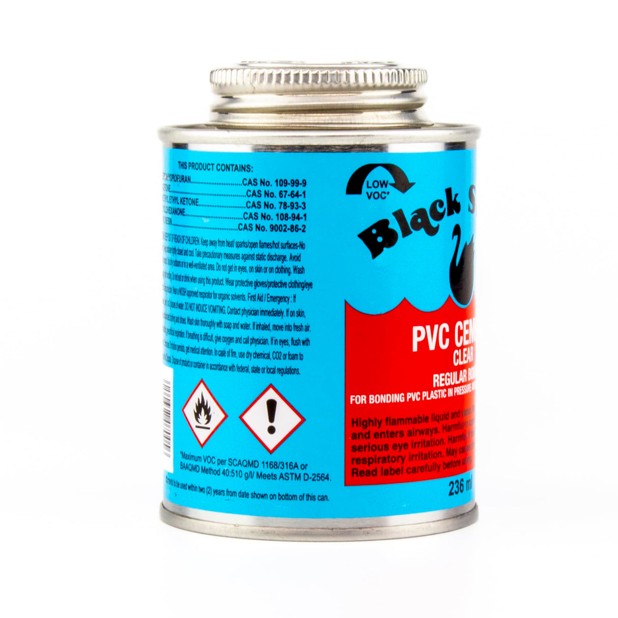 Kudos-Trading - Black Swan 236ml PVC Cement – Industrial Strength, Fast-Acting, Waterproof Seal – Ideal for Plumbing, Irrigation, and Pool & Spa Projects – Versatile, Easy to Use with Applicator Brush