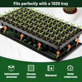 2 Pack Plant Heating Mat, 10”x20.5" Waterproof Seedling Heat Mat for Seed Starting Seeds Germination Plants, 18W Graphene Thick Reusable Heating Pads Fit For 1020 Seedling Trays, Ideal Gardening Gifts