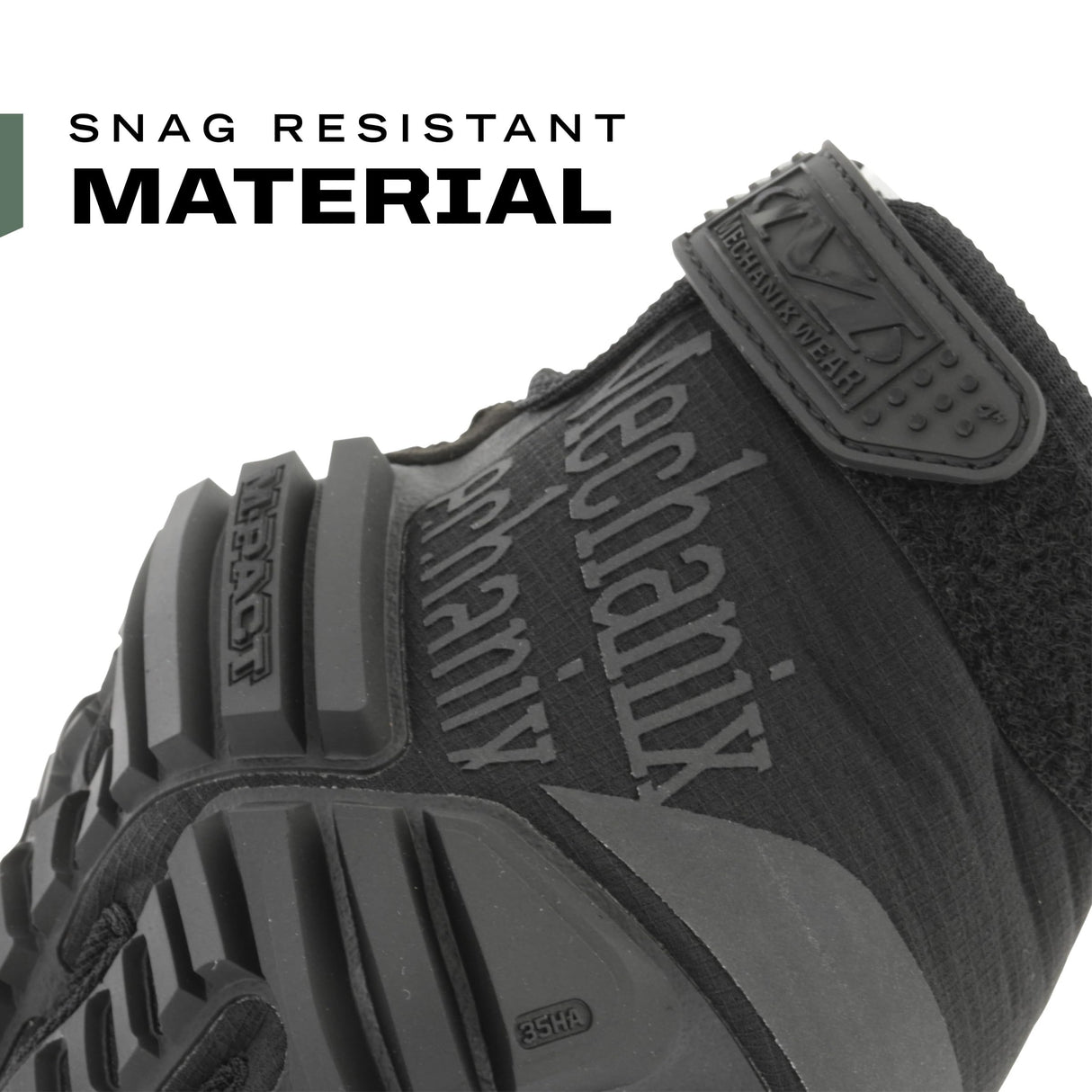 Mechanix Wear: M-Pact Covert Tactical Gloves with Secure Fit, Touchscreen Capable Safety Gloves for Men, Work Gloves with Impact Protection and Vibration Absorption (Black, Large)