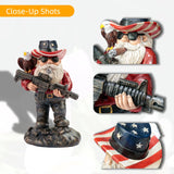 Tabletop-4.8in,Gnomes,Military Gnome,Gnome Gifts,Garden Gnome,Gifts for Men