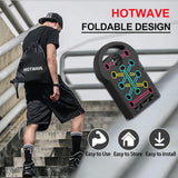HOTWAVE Push Up Board, Portable PushUp Board, Foldable 20 in 1 Push Up Bar