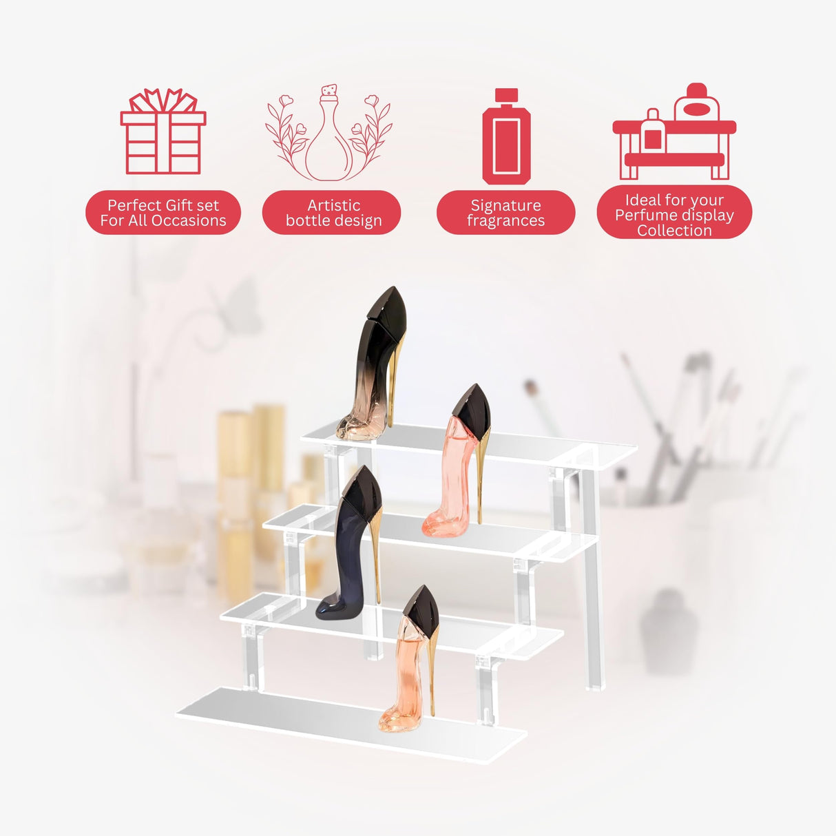 Carolina Herrera Good Girl Perfume for Women 4 Pc Mini Splash Gift Set