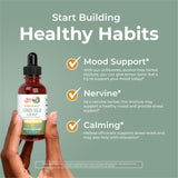 MaryRuth Organics Lemon Balm Leaf Liquid Extract | Mood Support | Relaxation | Calming | Nervine Herbal | Lemon Balm Tincture | USDA Organic | Vegan | Non-GMO | Gluten Free | 1 Fl Oz