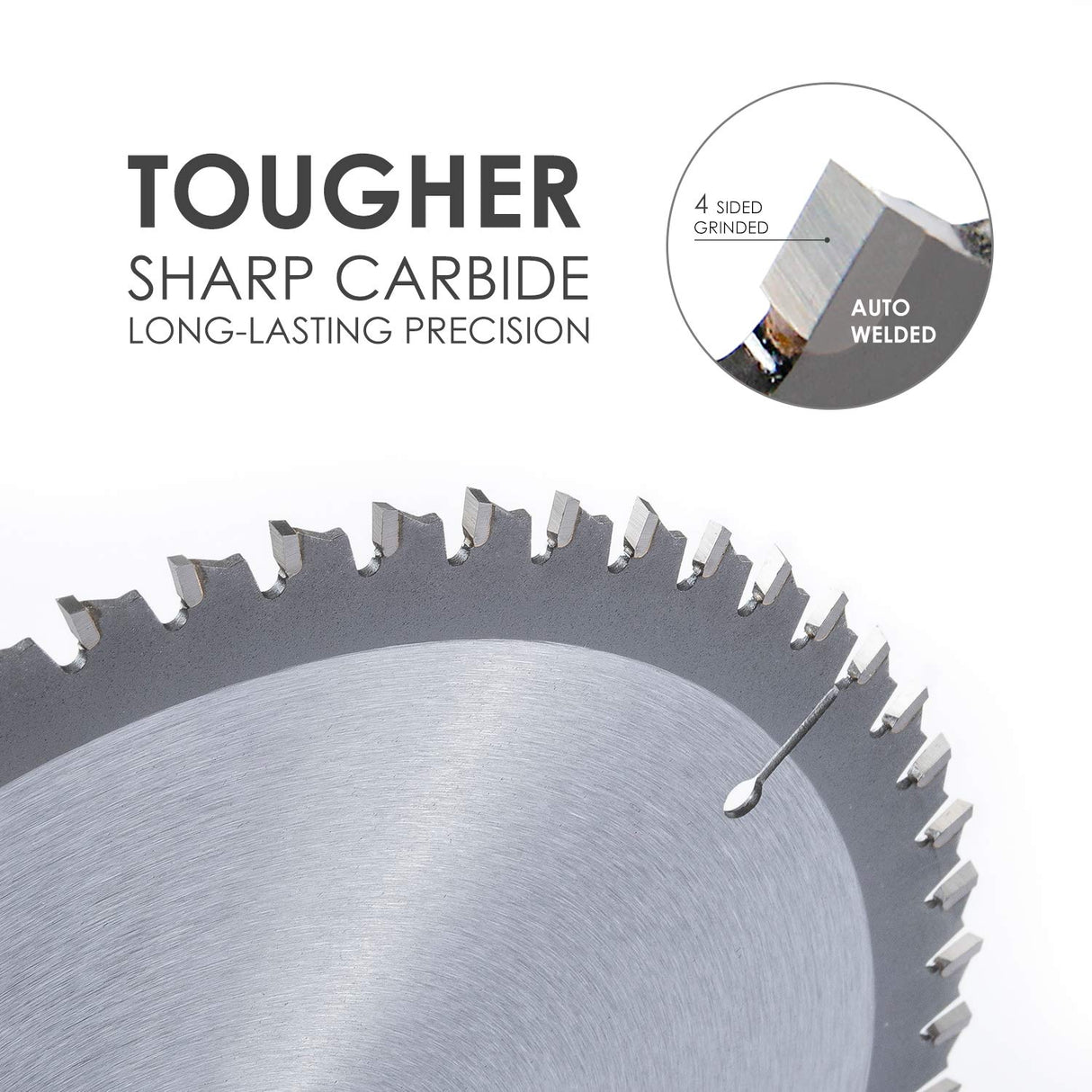 Luckyway 3 Inch Circular Saw Blades 36T with 3/8 Inch Arbor TCT(Tungsten Carbide Tooth) for Cutting Wood, Plastic, PCV, Acrylic, Aluminum, 3-Pack
