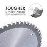 Luckyway 3 Inch Circular Saw Blades 36T with 3/8 Inch Arbor TCT(Tungsten Carbide Tooth) for Cutting Wood, Plastic, PCV, Acrylic, Aluminum, 3-Pack