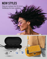 Hearprotek Concert Ear Plugs, 2Pairs Reusable high Fidelity Musician Ear Plugs for Concerts Loud Music-Noise Reduction Ear Protection earplugs for Rave,Festival,Music,Tinnitus Relief