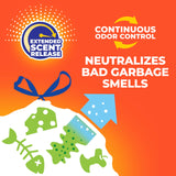 Hefty Ultra Strong 13 Gallon Trash Bags, Tall Kitchen Trash Bags 13 Gallon Size, Resist Leaks, Punctures, and Rips, Continuous Odor Control, Purple, Fabuloso Scent, 110 Bags