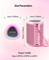 Portable Bluetooth Speaker Gift Ideas: Outdoor Travel Essentials Waterproof