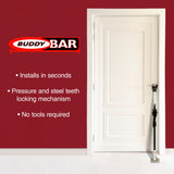 Buddybar Door Jammer Home Security Door Bar