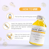 BRÜUN SD - Control Salmon DNA Ampoule - Micro Needling Korean Serum Booster for Face and Body to Use with and without Derma Pen Microneedling Skin Care Serum 1.18 fl.oz