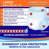 LivDry Overnight Protective Underwear Large size Count: 64