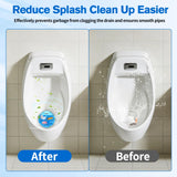 48 PACK Urinal Screen Deodorizer, 3D Wave Anti-Splash Odor Protection Urinal Cakes for Men Toilets, Long-Lasting Fresh Scents