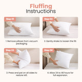 Utopia Bedding 18x18 Pillow Inserts, White Throw Pillows for Couch, 2 Pack