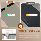 Homelove Warming Mat for Food - Fast Full Surface Electric Warming Tray with 7 Temp-Settings & 8H Timer, Portable Roll Up Food Warmer with Heat Insulation Pad for Gatherings Parties Buffet XXL-Khaki