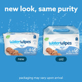 WaterWipes Plastic-Free Original Baby Wipes, 99.9% Water Based Wipes, Unscented & Hypoallergenic for Sensitive Skin, 1080 Count (18 packs)