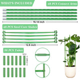 Moirsunt 66Inch Tomato Cage for Garden, 4Pack Plant Support Garden Stakes