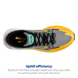 Brooks Men's Catamount 3 Trail Running Shoe - Lemon Chrome/Sedona Sage - 9.5 Medium