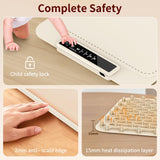 Warming Mat for Food - Electric Silicone Food Warming Tray for Buffet, Rollable Food Warmer Mat for Countertop, Fast Heating Mat with Timer and 4 Heat Levels, Portable Heating Pad for Parties Family