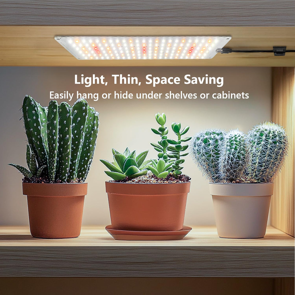 Aumtrly Seed Starting Grow Light, 552 LED Full Spectrum Plant Lamp 4 Panel