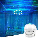 Star Projector Galaxy Projector for Bedroom, White Noise Bluetooth Speaker Northern Lights Projector, Suitable Gaming, Home Theater, Adult, Christmas Mood Night Light