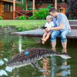 fromeasy Mosasaurus Dinosaur Toys, Upgrade Remote Control Water Toy, Pool Toys for Kids Ages 4-8, RC Dino with Light and Spray Water for Swimming Bath Lake Ocean Christmas Birthday Gift